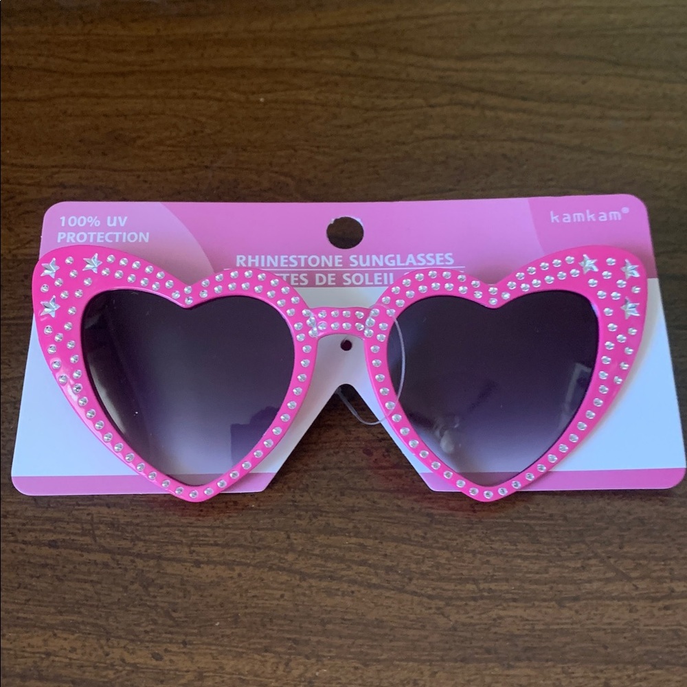 NWOT KamKam Pink Rhinestone Sunglasses